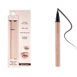 Kara Beauty Faux-Real Micro Brow Pen ~ Dark Brown​